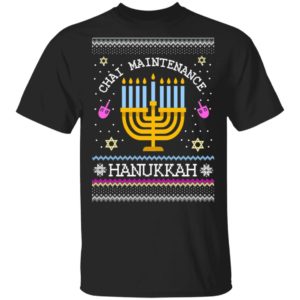 Chai Maintenance Hanukkah Ugly Christmas Sweater Chai Maintenance Hanukkah Ugly Christmas Sweater