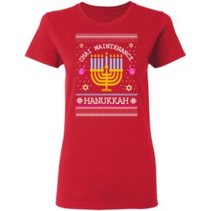 Chai Maintenance Hanukkah Ugly Christmas Sweater