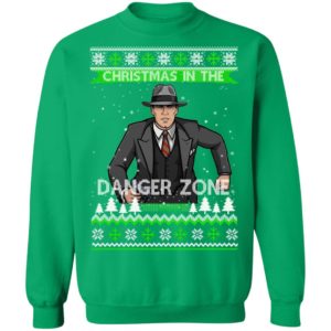 Archer Christmas In The Danger Zone Ugly Christmas Sweater