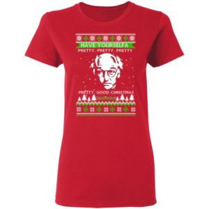 Larry David Have Yourself A Pretty Good Christmas Ugly Sweater