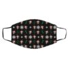 Husky Dog Pattern Christmas Face Mask
