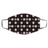 Yorkshire Dog Pattern Christmas Face Mask
