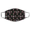 Collie Dog Pattern Christmas Face Mask