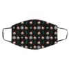 Rottweiler Dog Pattern Christmas Face Mask