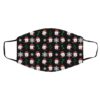 Jack Russell Dog Pattern Christmas Face Mask