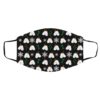 Pug Dog Pattern Christmas Face Mask