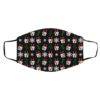 Doberman Dog Pattern Christmas Face Mask