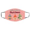Snoopy and Woodstock Merry Anaheim Ducks Christmas face mask