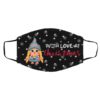 Gnome Merry Christmas Face Mask