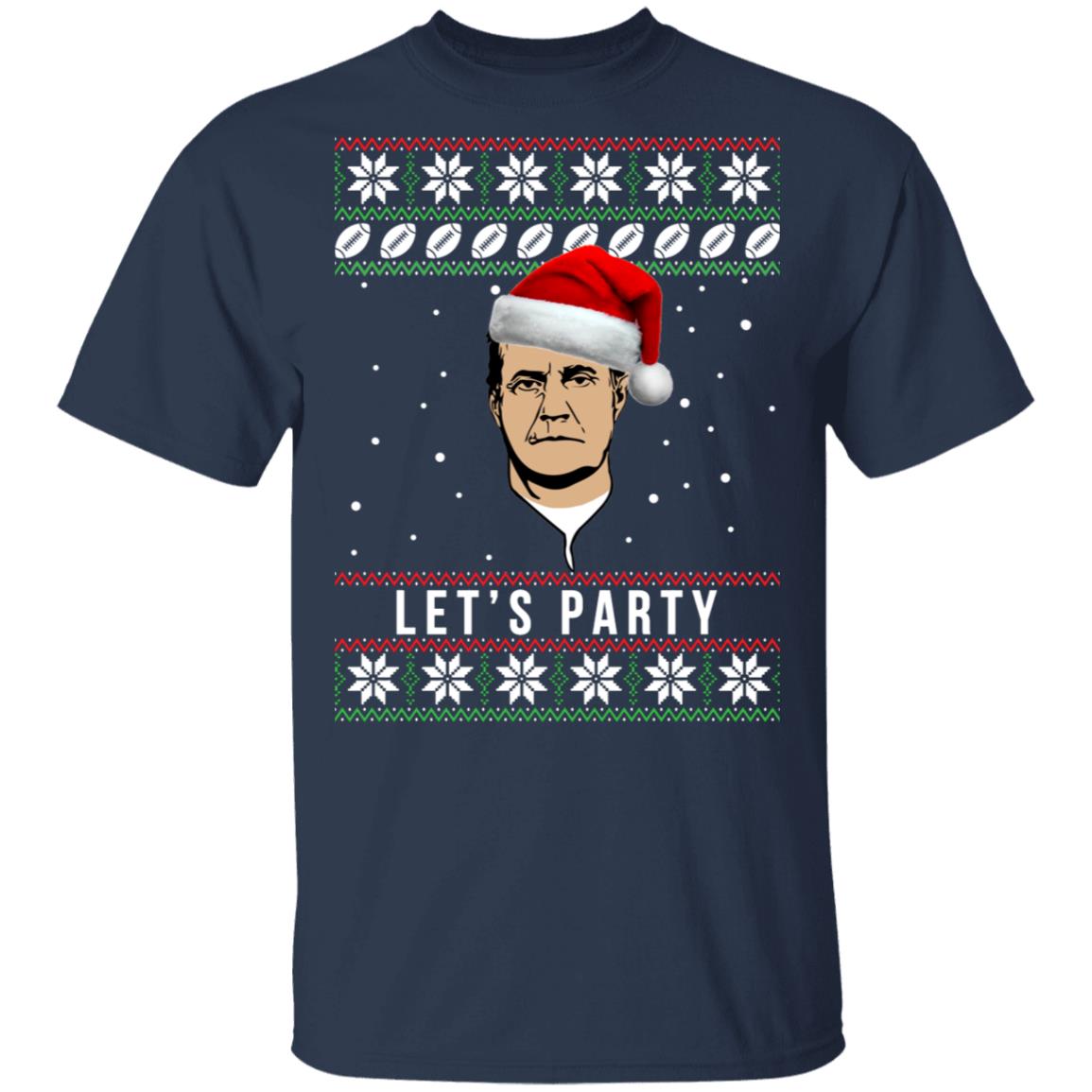 Belichick Lets Party Ugly Christmas Sweater Belichick Lets Party Ugly Christmas Sweater