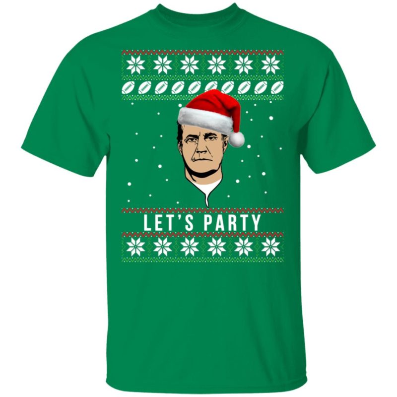 Belichick Lets Party Ugly Christmas Sweater