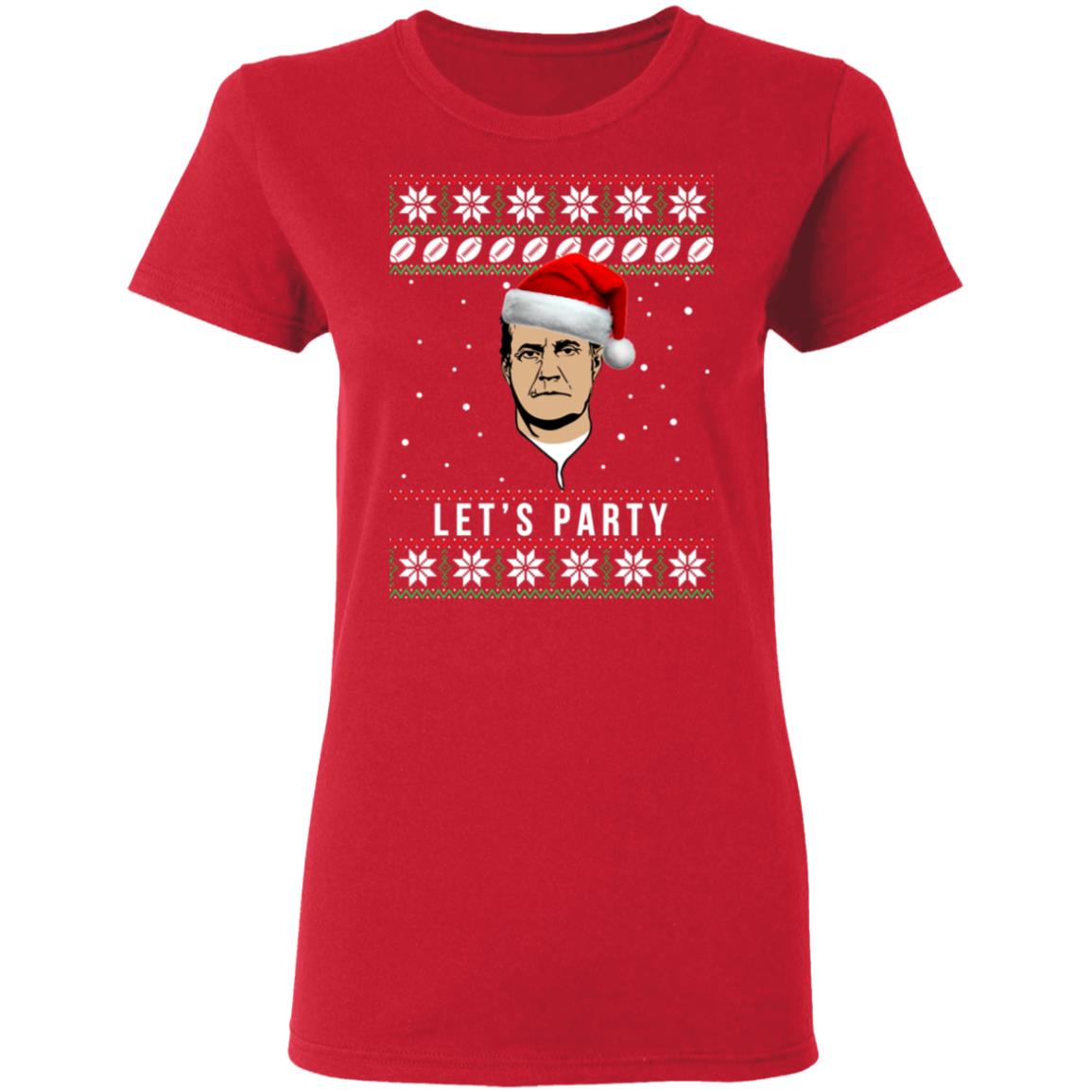 Belichick Lets Party Ugly Christmas Sweater Belichick Lets Party Ugly Christmas Sweater