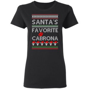 Santa's Favorite Cabrona OG Navidad Christmas Ugly Sweatshirt