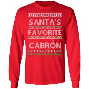 Santa's Favorite Cabron OG Navidad Christmas Ugly Sweatshirt