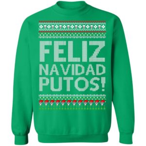 Feliz Navidad Putos Chingon Ugly Christmas Ugly Sweater
