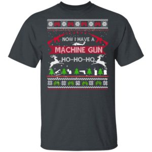 Die Hard Ugly Christmas Sweater Now I Have A Machine Gun