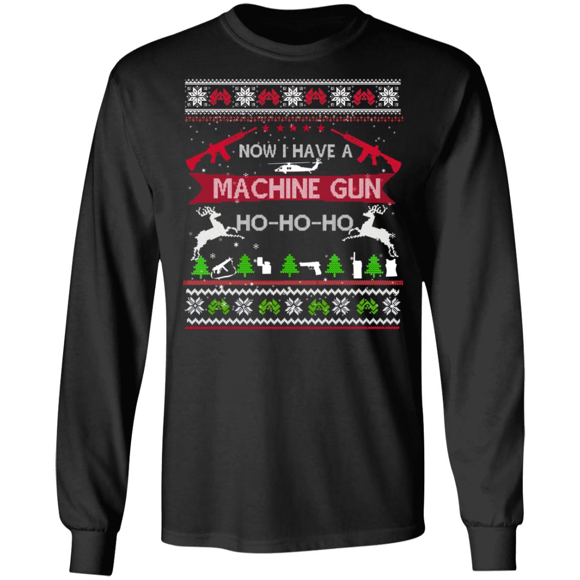 Die Hard Ugly Christmas Sweater Now I Have A Machine Gun Die Hard Ugly Christmas Sweater Now I Have A Machine Gun