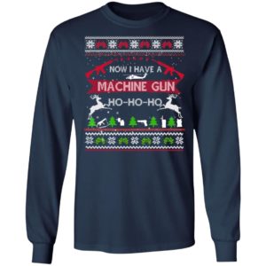 Die Hard Ugly Christmas Sweater Now I Have A Machine Gun