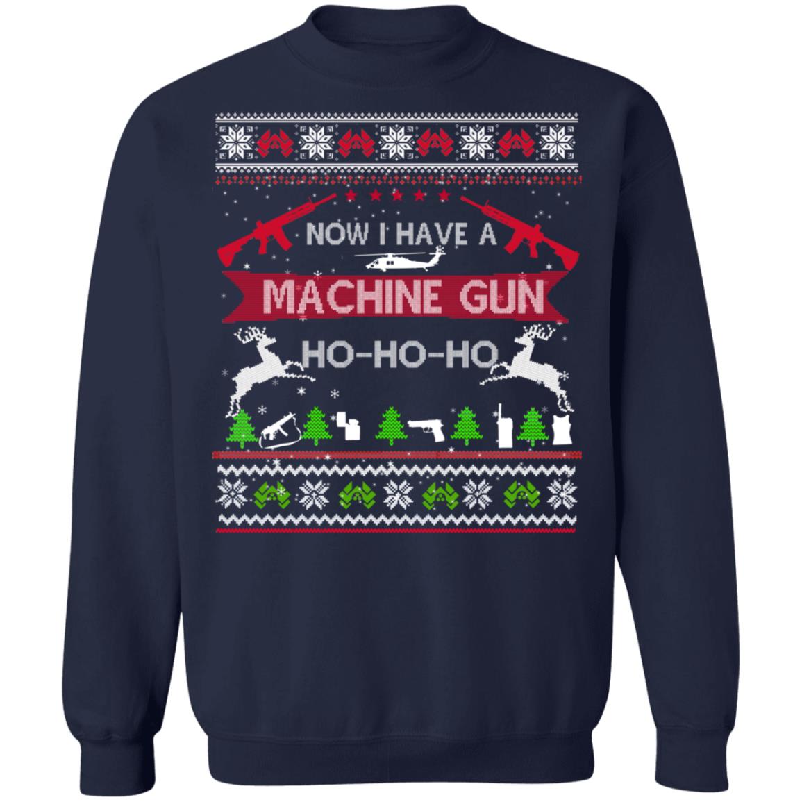 Die Hard Ugly Christmas Sweater Now I Have A Machine Gun Die Hard Ugly Christmas Sweater Now I Have A Machine Gun