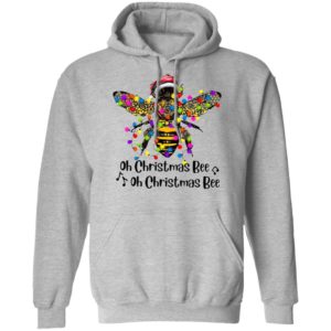 Bee Santa Oh Christmas Bee Oh Christmas Bee Light Shirt