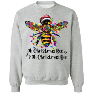 Bee Santa Oh Christmas Bee Oh Christmas Bee Light Shirt