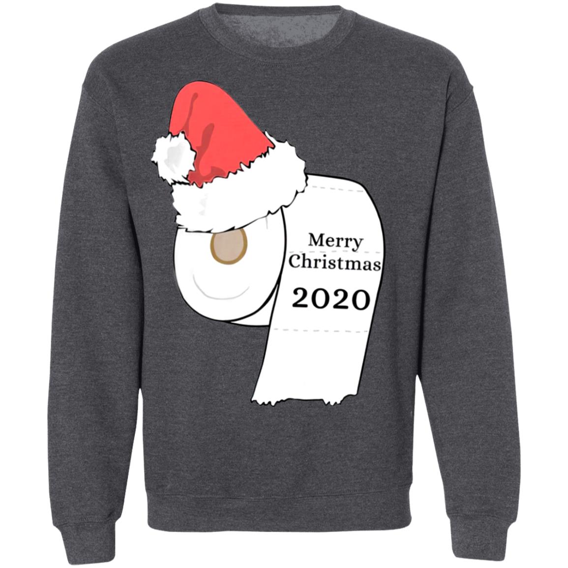Santa Hat Toilet Paper Merry Christmas 2020 Sweatshirt Santa Hat Toilet Paper Merry Christmas 2020 Sweatshirt
