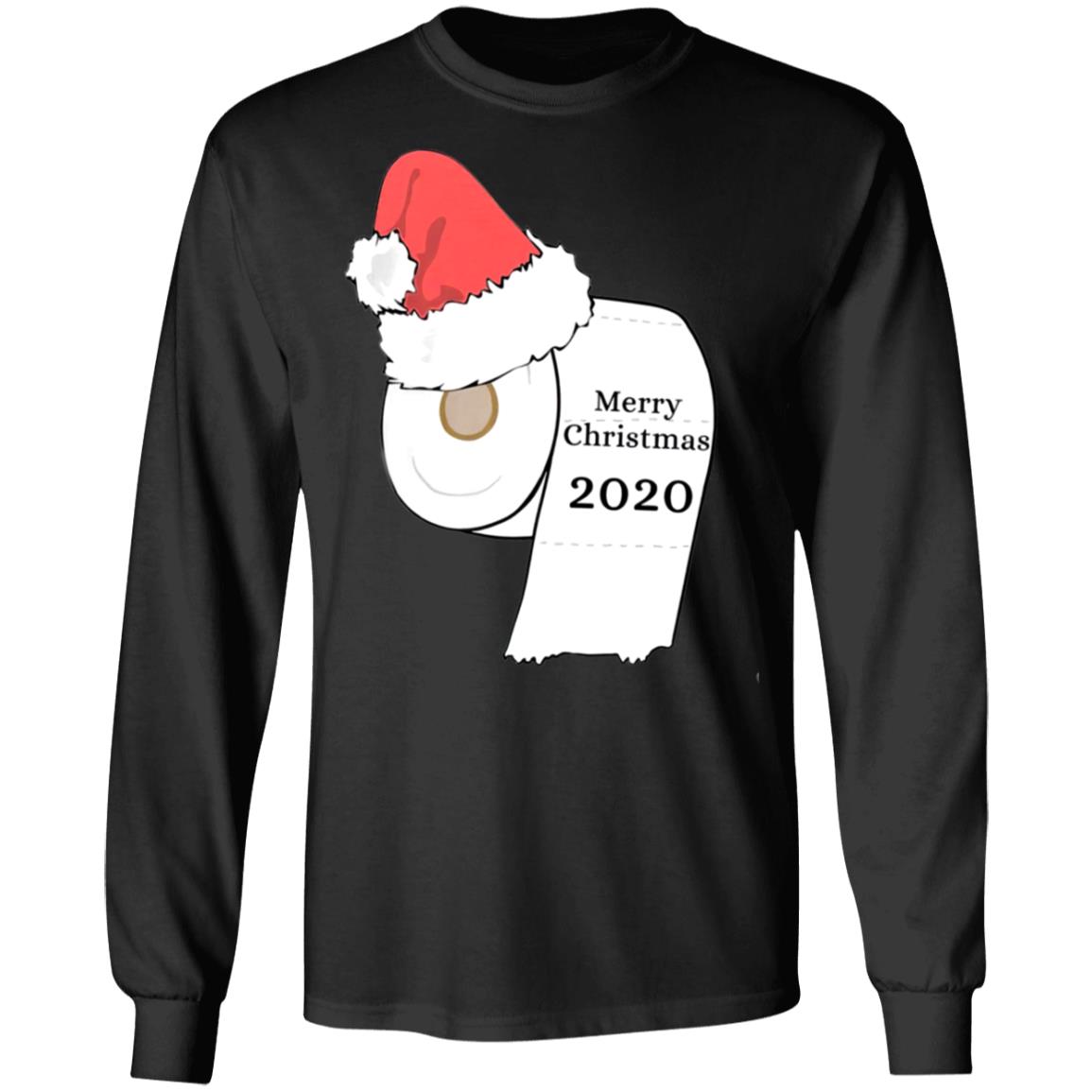 Santa Hat Toilet Paper Merry Christmas 2020 Sweatshirt Santa Hat Toilet Paper Merry Christmas 2020 Sweatshirt