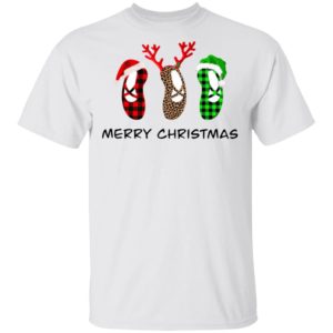 Ballet Shoes Santa Merry Christmas Shirt