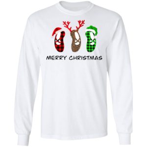 Ballet Shoes Santa Merry Christmas Shirt