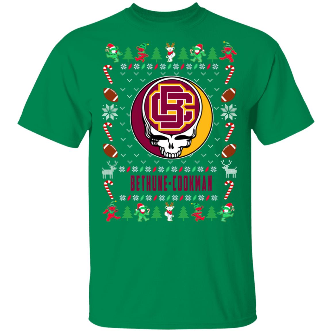 Bethune Cookman Wildcats Gratefull Dead Ugly Christmas Sweater Bethune Cookman Wildcats Gratefull Dead Ugly Christmas Sweater