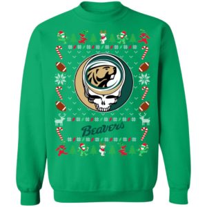 Bemidji State Beavers Gratefull Dead Ugly Christmas Sweater