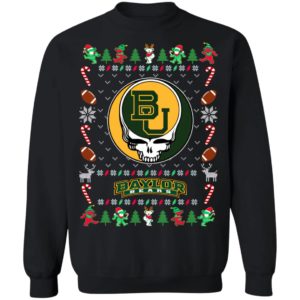 Baylor Bears Gratefull Dead Ugly Christmas Sweater