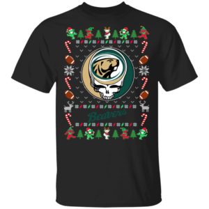 Bemidji State Beavers Gratefull Dead Ugly Christmas Sweater