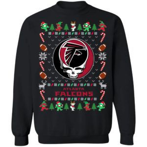 Atlanta Falcons Gratefull Dead Ugly Christmas Sweater