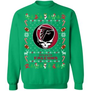 Atlanta Falcons Gratefull Dead Ugly Christmas Sweater
