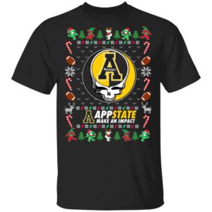 Appalachian State Mountaineers Gratefull Dead Ugly Christmas Sweater
