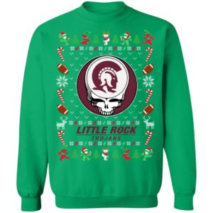 arkansas little rock trojans Gratefull Dead Ugly Christmas Sweater
