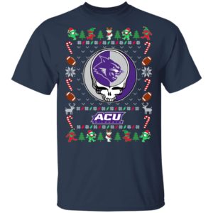 abilene christian wildcats Gratefull Dead Ugly Christmas Sweater