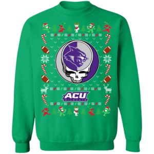 abilene christian wildcats Gratefull Dead Ugly Christmas Sweater