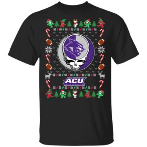 abilene christian wildcats Gratefull Dead Ugly Christmas Sweater