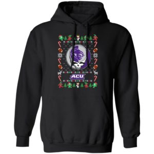 abilene christian wildcats Gratefull Dead Ugly Christmas Sweater