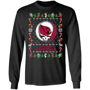 Arizona Cardinals Gratefull Dead Ugly Christmas Sweater