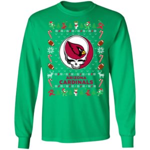 Arizona Cardinals Gratefull Dead Ugly Christmas Sweater