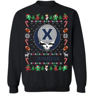 Basketball Xavier Musketeers Gratefull Dead Ugly Christmas Sweater