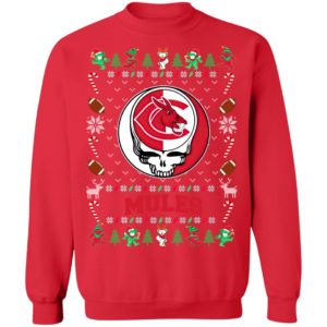 Central Missouri Mules Gratefull Dead Ugly Christmas Sweater
