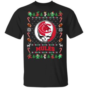 Central Missouri Mules Gratefull Dead Ugly Christmas Sweater Central Missouri Mules Gratefull Dead Ugly Christmas Sweater