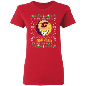 Central Michigan Chippewas Gratefull Dead Ugly Christmas Sweater