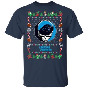 Carolina Panthers Gratefull Dead Ugly Christmas Sweater