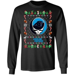 Carolina Panthers Gratefull Dead Ugly Christmas Sweater