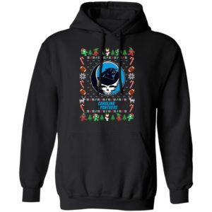 Carolina Panthers Gratefull Dead Ugly Christmas Sweater
